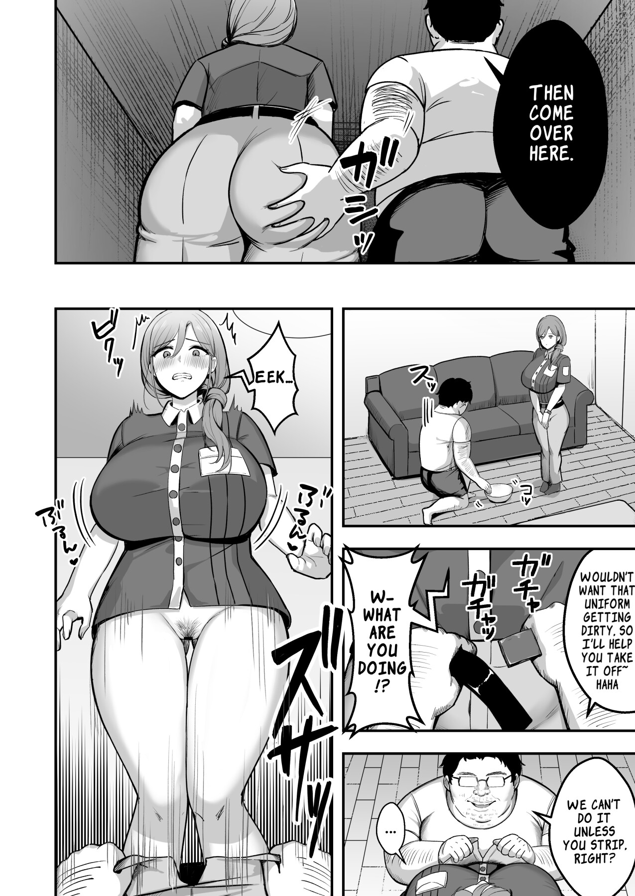 Hentai Manga Comic-The Housewife Courier Who Became a Bitch for the Customer's Huge Cock-Read-11